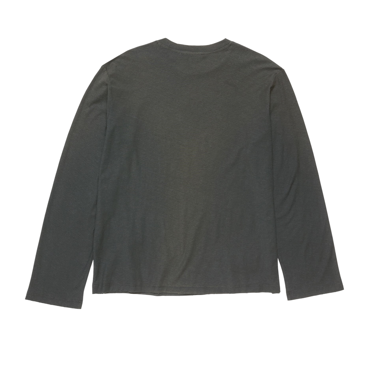 ACNE STUDIOS Sprayed 1996 Logo Long Sleeve T-Shirt Faded Black