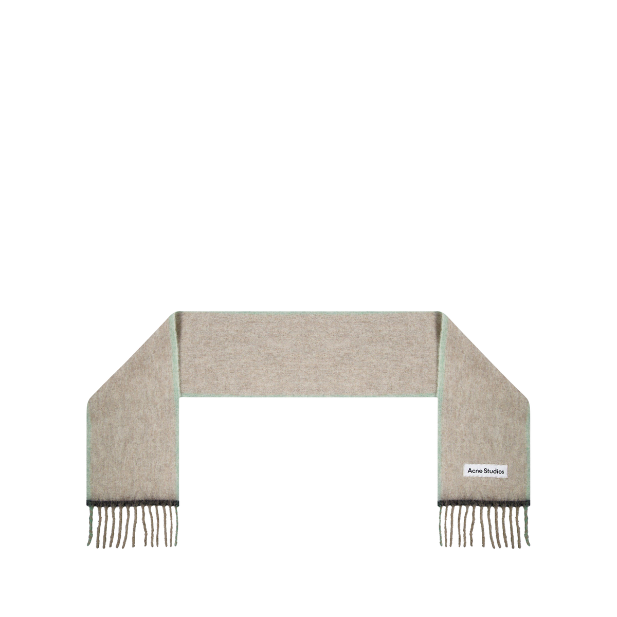 Vally Solid Scarf צעיף צמר אפור בהיר