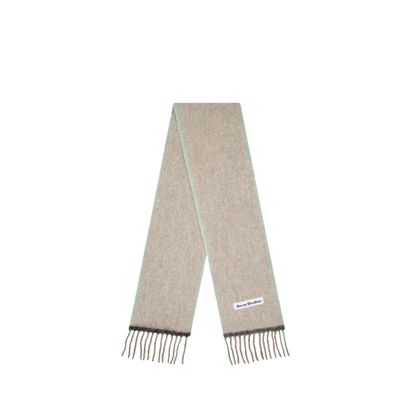 Vally Solid Scarf צעיף צמר אפור בהיר