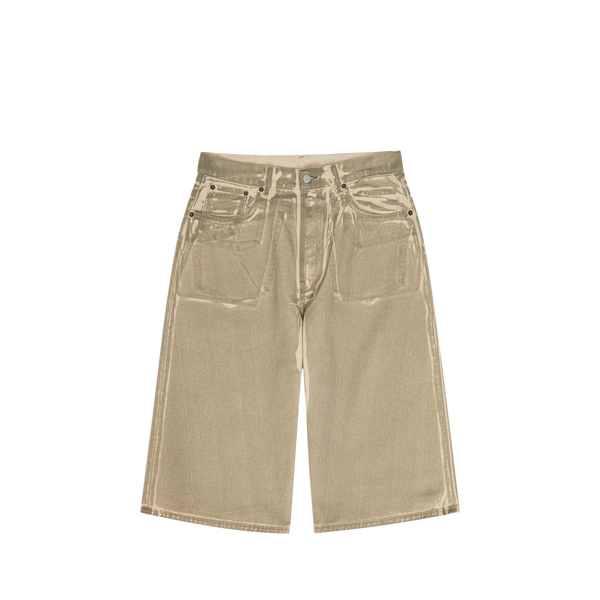 ACNE STUDIOS Wide Leg Denim Shorts ברמודה ג׳ינס רחבה בבז׳