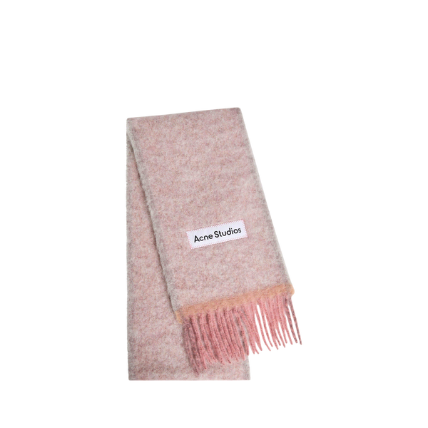 Vally Solid Mohair Scarf צעיף מוהר בוורוד מעושן