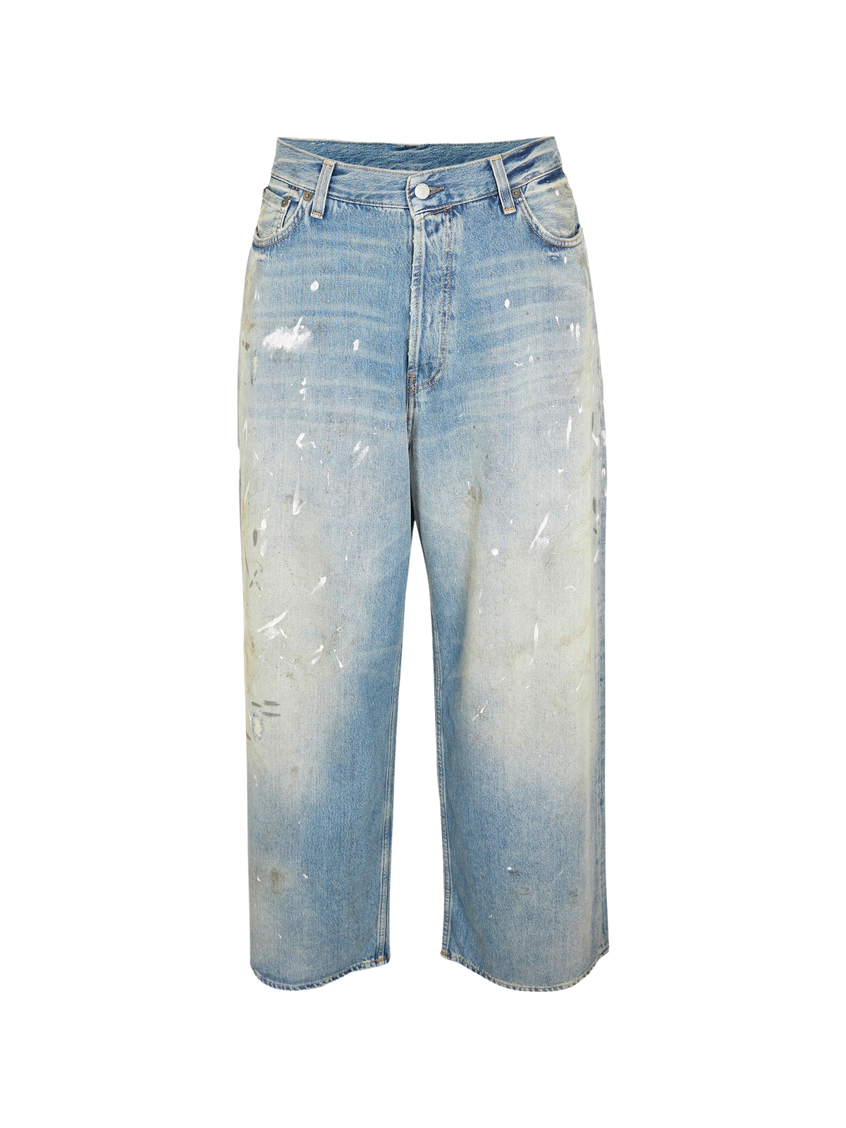 Trafalgar Distressed Wide Leg Jeans ג׳ינס רחב תכלת שחוק