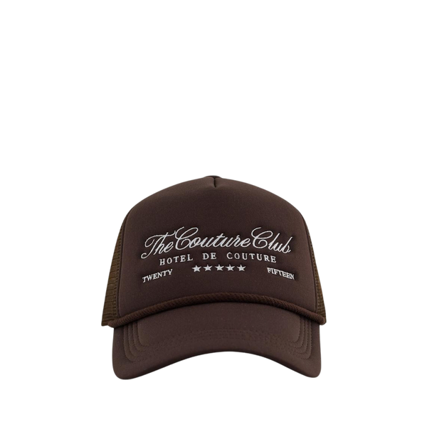 כובע מצחייה חום Hotel Trucker Cap