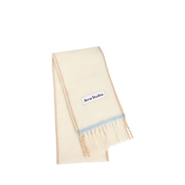 Vally Solid Mohair Scarf צעיף מוהר בשמנת