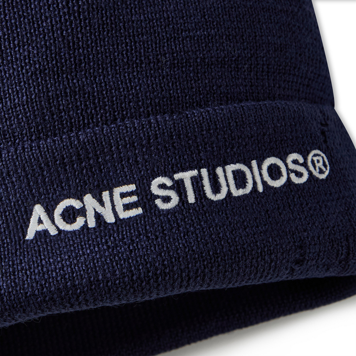 Logo Beanie כובע גרב נייבי עם לוגו רקום
