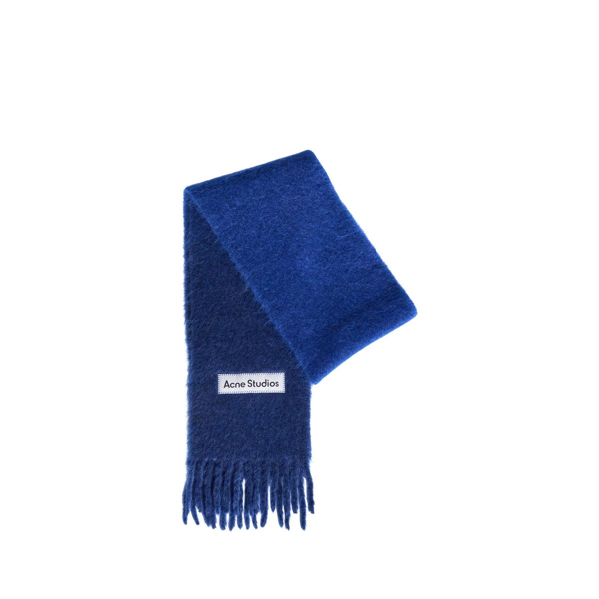 Mohair Dip Dye Scarf צעיף מוהר כחול