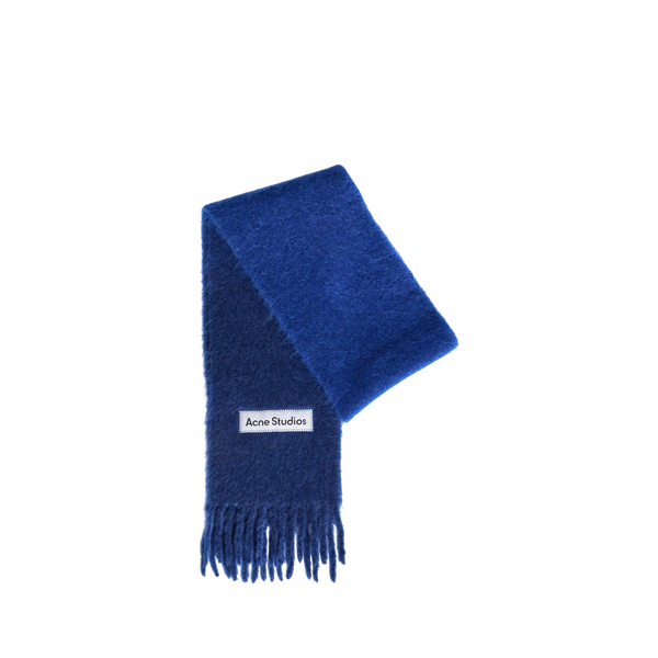 Mohair Dip Dye Scarf צעיף מוהר כחול