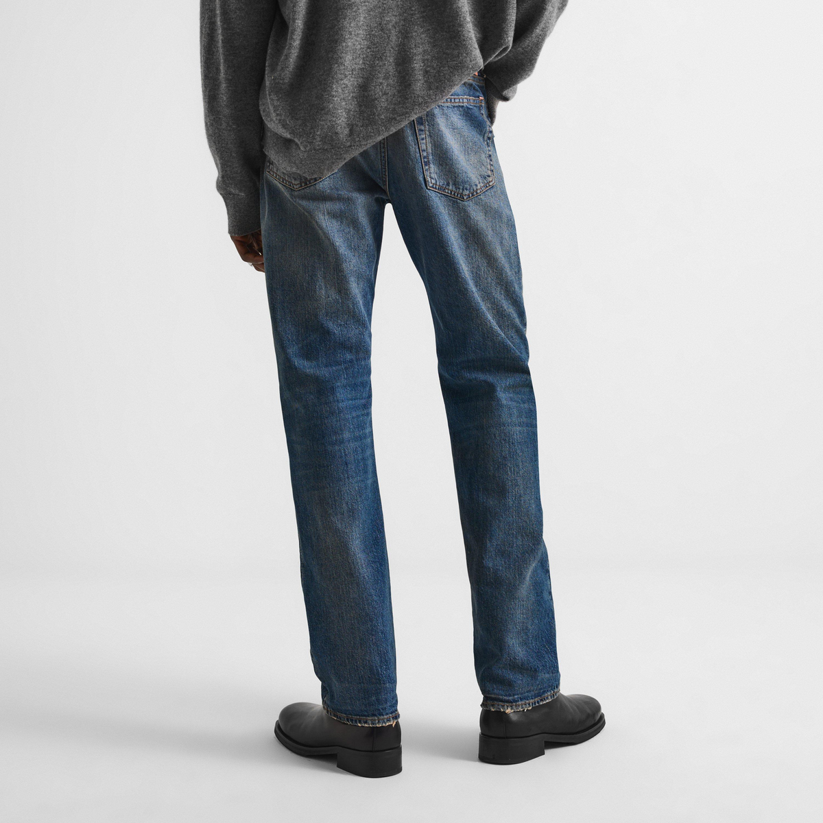 ACNE STUDIOS 1996M Distressed Jeans ג׳ינס כחול בינוני שחוק