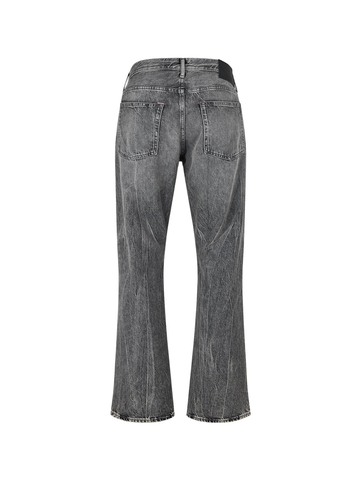 Gothic Straight Leg Jeans ג׳ינס ישר אפור כהה שטוף