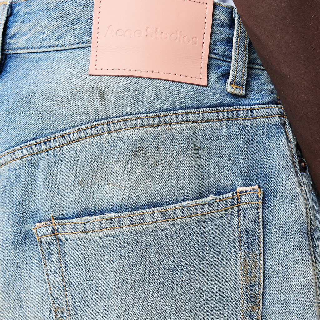 Trafalgar Distressed Wide Leg Jeans ג׳ינס רחב תכלת שחוק